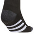 adidas Youth Athletic Cushioned 6 Pack Crew Sock - Black/Onix Grey/White - 5