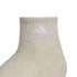 adidas Athletic Cushioned Women's 6-Pack Quarter Sock - Alumina Beige/White/Wonder Beige - 3