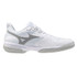 Mizuno Wave Exceed Court Womens Tennis Shoe - White/Ultimate Grey - 3