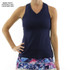 Sofibella UV Colors Racerback Tank - Navy - 3