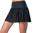 Lucky in Love Stripe It Up Rib Pleated Skirt - Black