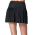 Lucky in Love Stripe It Up Rib Pleated Skirt - Black