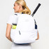 Ame and Lulu Courtside Tennis Backpack 2.0 - White/Navy - 3