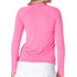 Lucky in Love Essentials High Low Breezy Long Sleeve Top - Taffy - 3