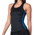 Lucky in Love Stripe It Up Racer Rib Tank Top - Black - Final Sale