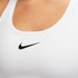 Nike Swoosh Medium Support Bra - White/Black - 3