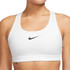 Nike Swoosh Medium Support Bra - White/Black