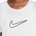 Nike Dri Fit Girls Tee Shirt - White/Black - 3