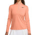 Nike Victory 1/2 Zip Long Sleeve Top - Apricot Agate/White