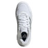 adidas CourtJam Control 3 Womens Tennis Shoe - White/Silver/Grey - 6