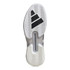 adidas Adizero Ubersonic 5 Mens Tennis Shoe - White/Black/Silver Metallic - 2