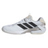 adidas Adizero Ubersonic 5 Mens Tennis Shoe - White/Black/Silver Metallic - 3