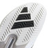 adidas Adizero Ubersonic 5 Mens Tennis Shoe - White/Black/Silver Metallic - 8