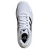 adidas CourtJam Control 3 Mens Tennis Shoe - White/Black/Grey - 6