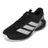 adidas Adizero Ubersonic 5 Mens Tennis Shoe - Black/Zero Metallic/Silver Metallic - 5