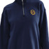 Nike Court Club Fleece Quarter Zip - Midnight Navy/White/Laser Orange - 2