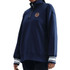 Nike Court Club Fleece Quarter Zip - Midnight Navy/White/Laser Orange