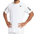adidas Club 3 Stripe Tee Shirt - White