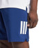 adidas Club 7 inch 3 Stripe Short - Dark Blue - 3