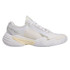 adidas Stella McCartney Barricade Womens Tennis Shoe - White/Aluminum/Grey