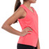 Lucky in Love Girls Core V Neck Cutout Tank - Coral Crush - 2
