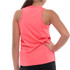 Lucky in Love Girls Core V Neck Cutout Tank - Coral Crush - 3