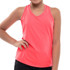 Lucky in Love Girls Core V Neck Cutout Tank - Coral Crush