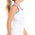 Lucky in Love Girls Core V Neck Cutout Tank - White/Multi - 2