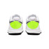 Nike Junior Court Vapor X Tennis Shoe - White/Volt/Black - 5