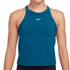Nike Girls High Neck Tank Top - Green Abyss/White