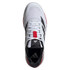 adidas Crazyquick LS Mens Padel Shoe - White/Black/Lucid Red - 6