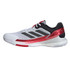 adidas Crazyquick Boost Mens Padel Shoe - White/Black/Lucid Red - 3