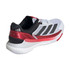 adidas Crazyquick Boost Mens Padel Shoe - White/Black/Lucid Red - 5