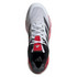 adidas Crazyquick Boost Mens Padel Shoe - White/Black/Lucid Red - 6