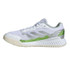 adidas Courtquick Womens Padel Shoe - White/Silver/Lucid Lemon - 3