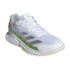 adidas Courtquick Womens Padel Shoe - White/Silver/Lucid Lemon - 4