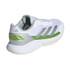 adidas Courtquick Womens Padel Shoe - White/Silver/Lucid Lemon - 5