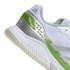 adidas Courtquick Womens Padel Shoe - White/Silver/Lucid Lemon - 7