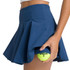 Wilson Classic Pleated Mini Skirt - Court Blue - 4