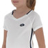 Lotto Girls Squadra II Short Sleeve Top - Bright White - 3