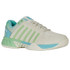 K Swiss Express Light WIDE (D) Womens Pickleball Shoe - Egret/Green - 4