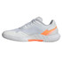 adidas Defiant Speed 2 Womens Tennis Shoe - White/Halo Blue/Beam Orange - 3