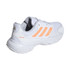 adidas CourtJam Control 3 Womens Tennis Shoe - White/Beam Orange/Crystal White - 5