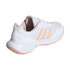 adidas GameCourt 2 Womens Tennis Shoe - White/Blush Pink/White - 5