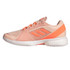 adidas Avaluxe Womens Tennis Shoe - Blush Pink/Beach Orange/White - 3