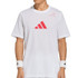 adidas Tennis Graphic Tee Shirt - White/Pure Ruby