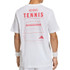 adidas Tennis Graphic Tee Shirt - White/Pure Ruby - 2