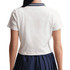 Nike Court Collection Crop Polo - Sail/Midnight Navy - 2