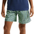 Nike Boys Dri Fit Printed Short - Light Liquid Lime/Mystic Navy/White - 4