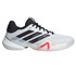 adidas Barricade 14 Mens Wide Tennis Shoe - White/Core Black/Lucid Red